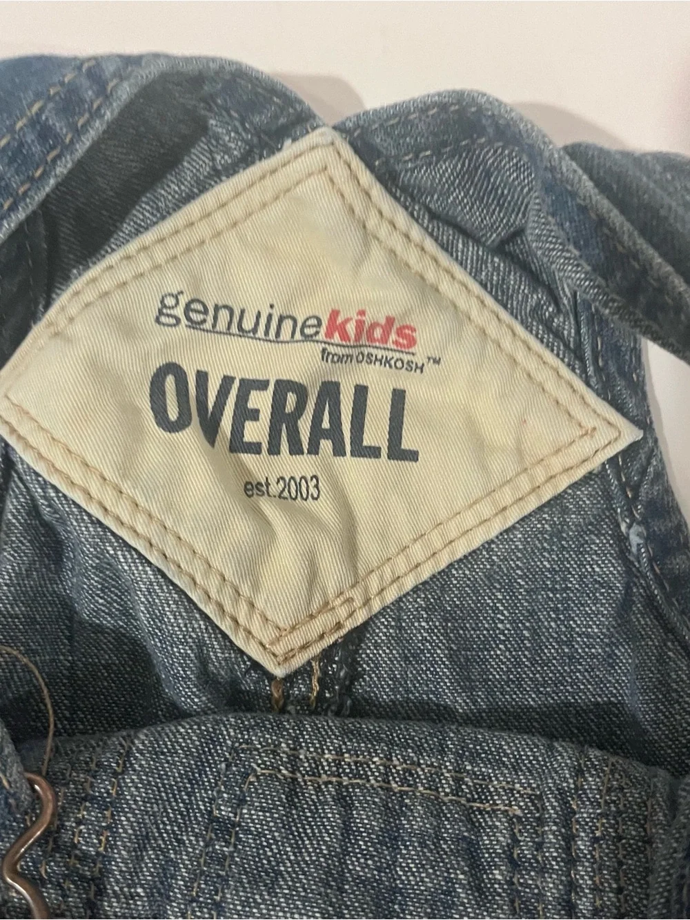 Toddler Blue Denim Shortalls with Adjustable Straps